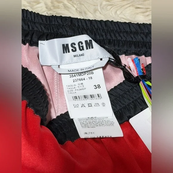 NWT MSGM x Lorenza Longhi Cat Print Pants - Size 4 - Picture 3 of 8